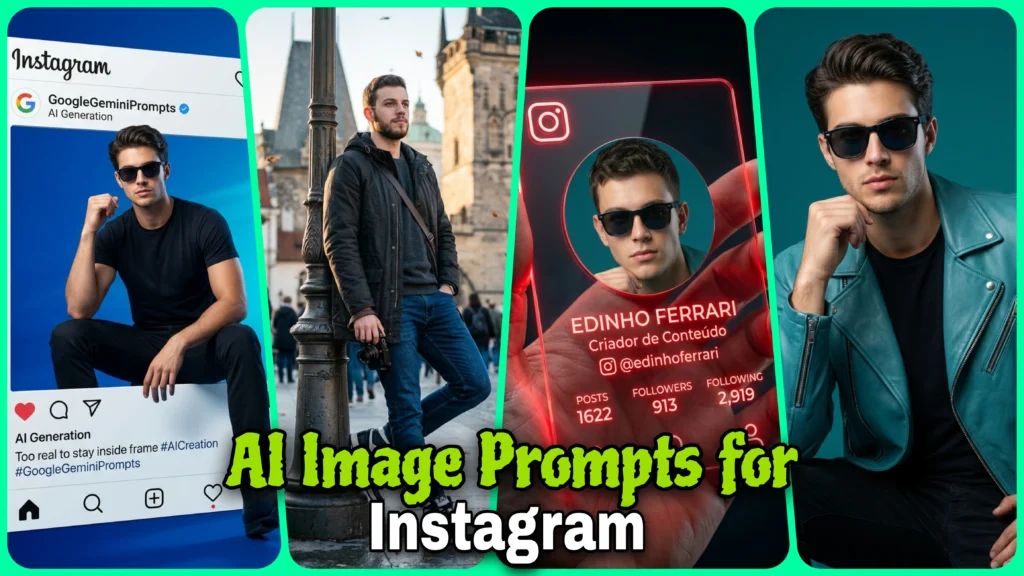 4 AI Image Prompts for Instagram